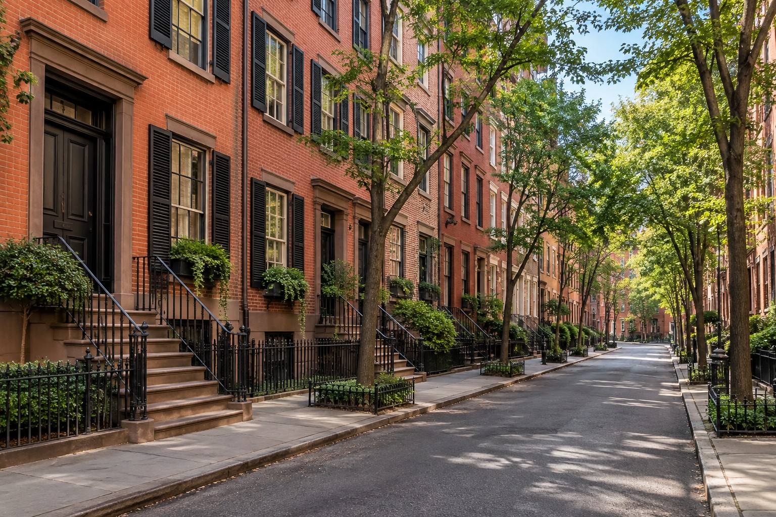 A West Village Manhattan street, illustrative